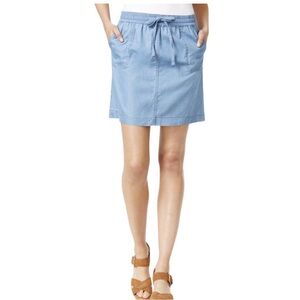 Tommy Hilfiger Lightweight Pull-on Denim Skirt with elastic waist